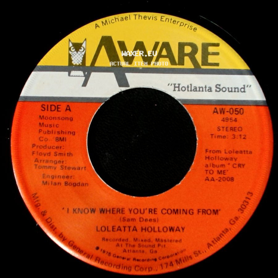 Loleatta Holloway - I Know Where You're Coming From / The Show Must Go On side A