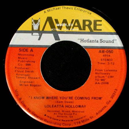 Loleatta Holloway - I Know Where You're Coming From / The Show Must Go On side A