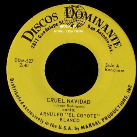 Arnulfo "El Coyote" Blanco - Cruel Navidad / Entren Peregrinos side A