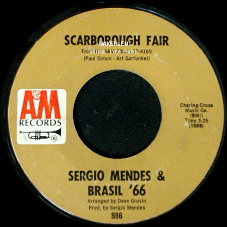 Sergio Mendes & Brasil '66 - Scarborough Fair / Canto Triste side A