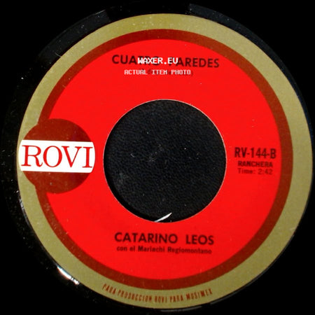 Catarino Leos - Cuatro Paredes / Cualquier Cosa side A