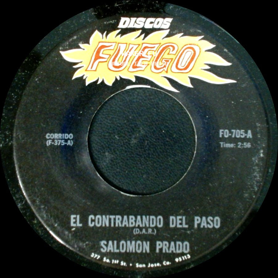 Salomon Prado - El Contrabando Del Paso / Abandonado Y Sin Fin side A