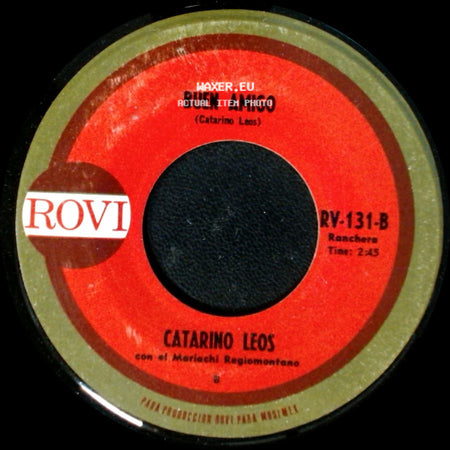 Catarino Leos - Mandamiento / Buen Amigo side B