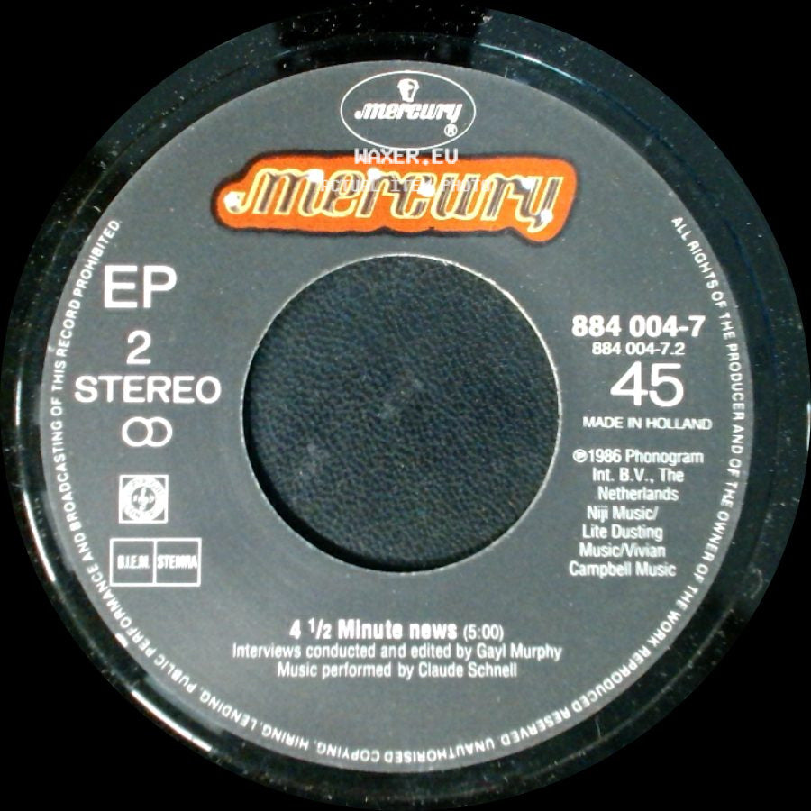 Hear 'n Aid - 4 1/2 Minute News / Stars side A