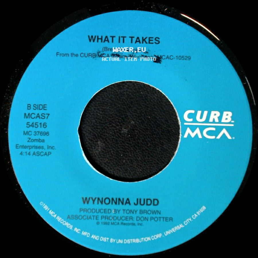 Wynonna Judd - My Strongest Weakness / What It Takes side B