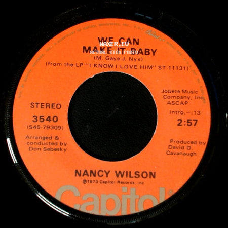 Nancy Wilson - Are We Losing Touch / We Can Make It Baby side B