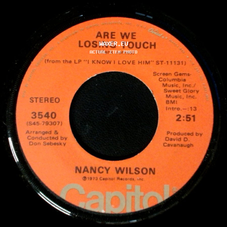 Nancy Wilson - We Can Make It Baby / Are We Losing Touch side B