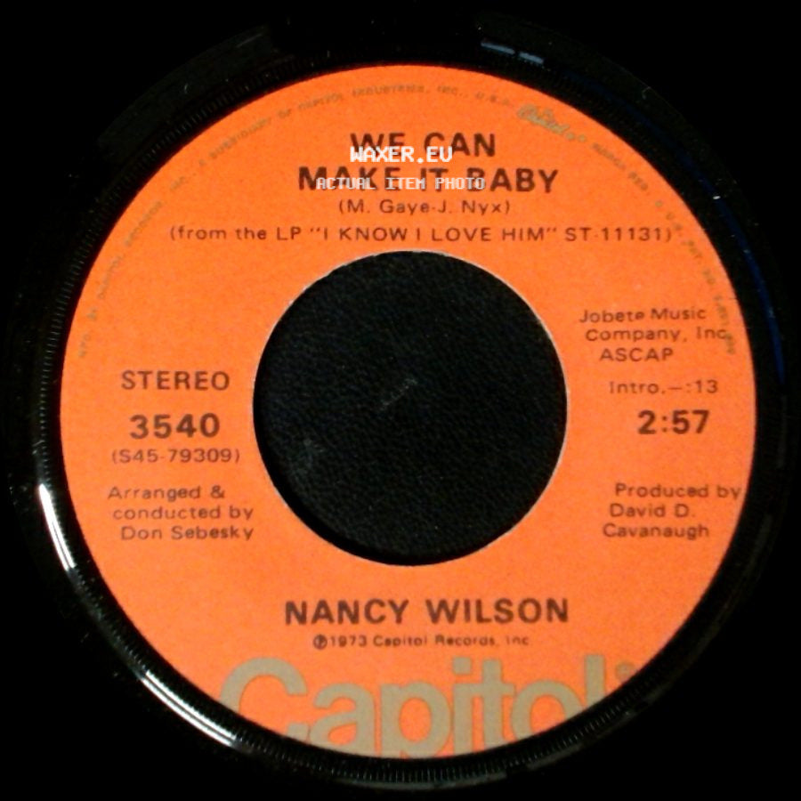 Nancy Wilson - Are We Losing Touch / We Can Make It Baby side B