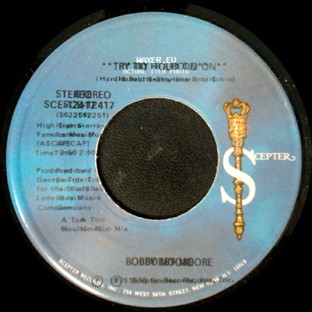 Bobby Moore - Try My Love On / Try To Hold On (Disco Version) side A