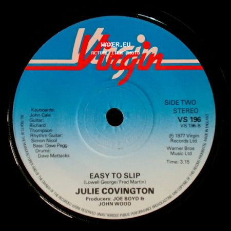 Julie Covington - Only Women Bleed / Easy To Slip side B