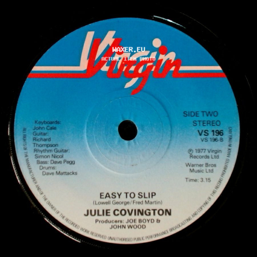 Julie Covington - Only Women Bleed / Easy To Slip side B