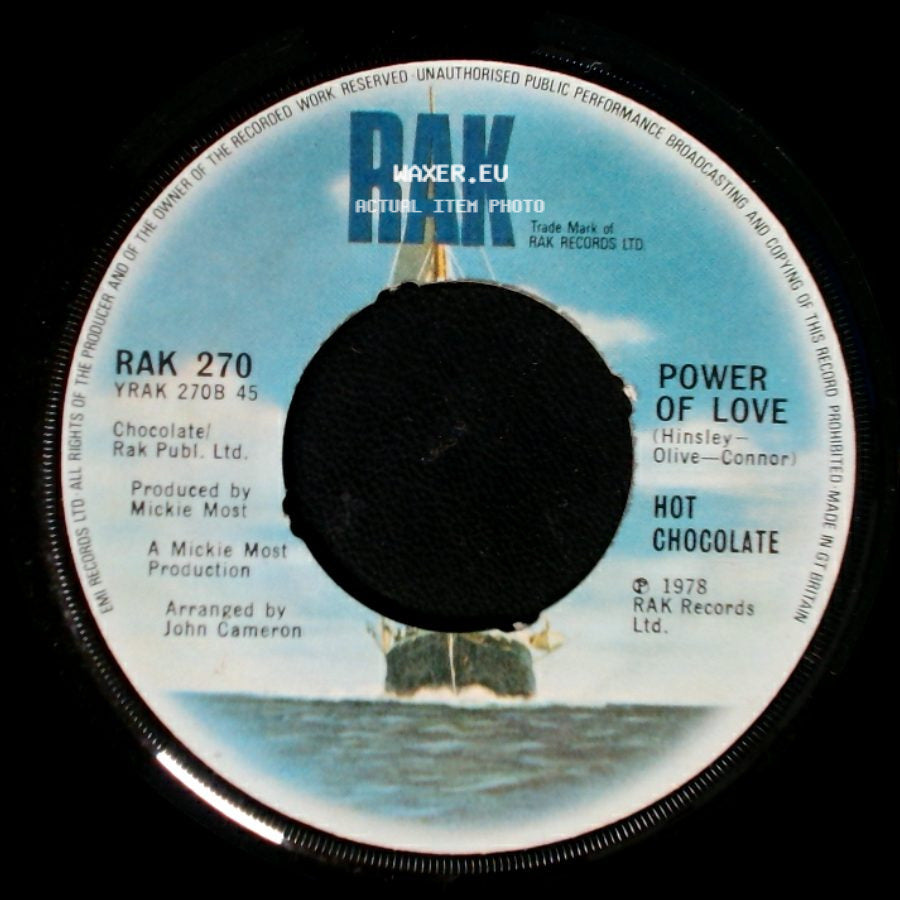 Hot Chocolate - Power Of Love / Every 1's A Winner side A