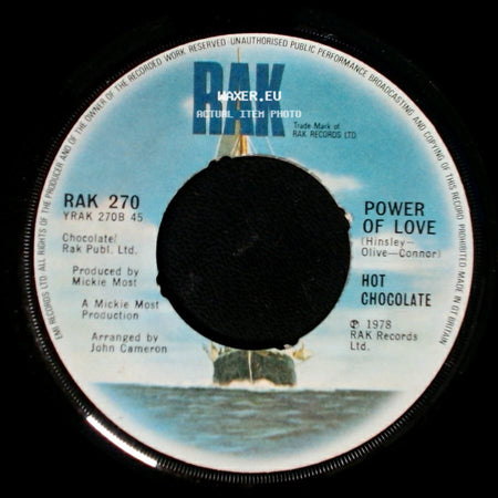 Hot Chocolate - Power Of Love / Every 1's A Winner side A