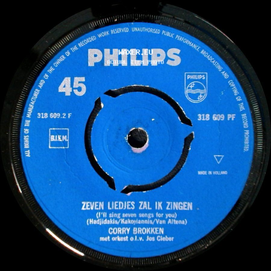 Corry Brokken / Corrie Brokken - Zeven Liedjes Zal Ik Zingen / Romeo side A