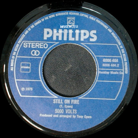 5000 Volts - Still On Fire / I'm On Fire side A