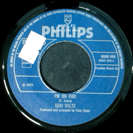 5000 Volts - Still On Fire / I'm On Fire side B