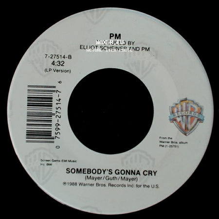 Pm - Say It Again / Somebody's Gonna Cry side B