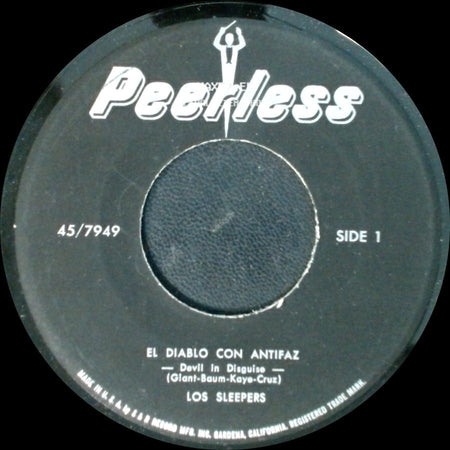 Los Sleepers - El Diablo Con Antifaz - Devil In Disguise / Don't You Dare, Let Me Down side A