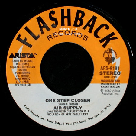 Air Supply - Even The Nights Are Better / One Step Closer side B