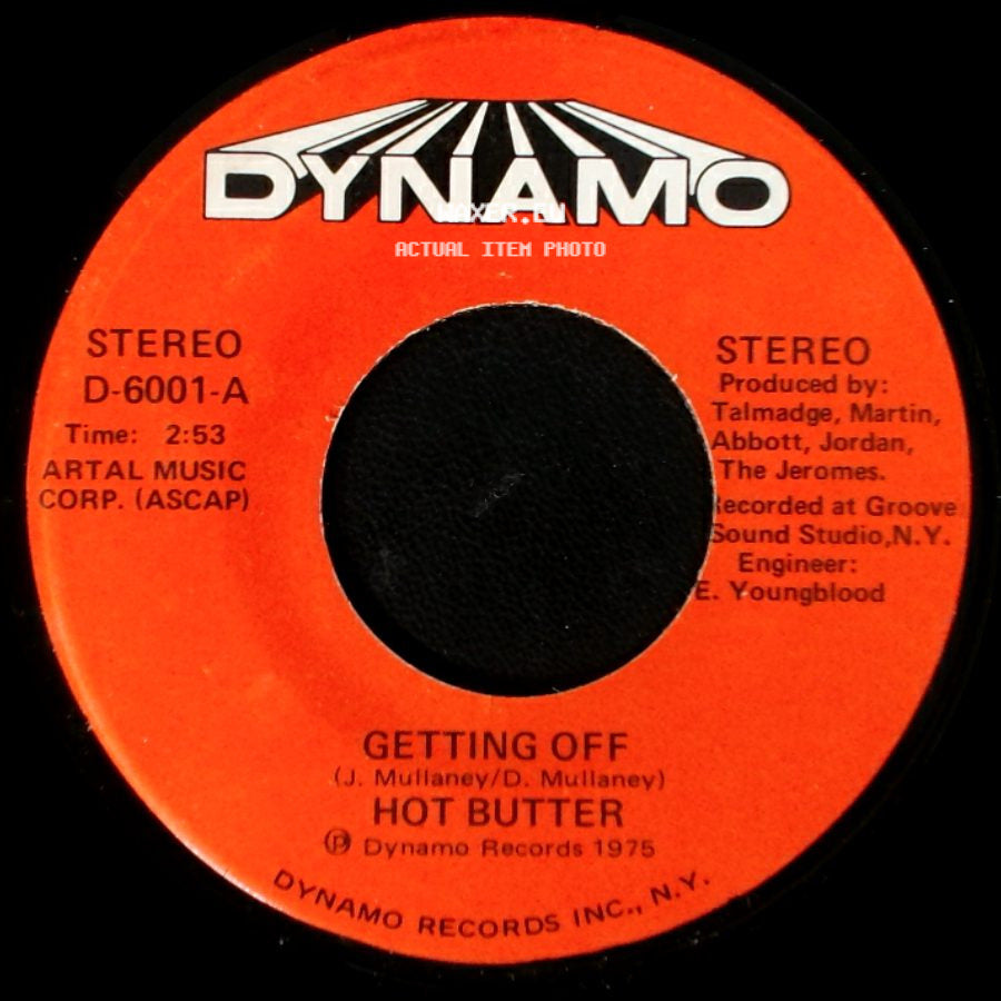 Hot Butter - Getting On / Getting Off side B