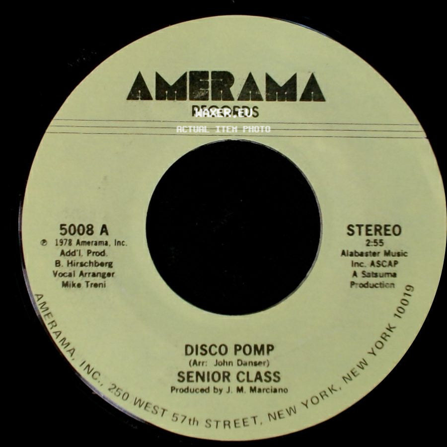 Senior Class - Disco Pomp, Too / Disco Pomp side B