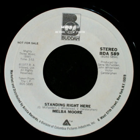 Melba Moore - Standing Right Here / Standing Right Here side B