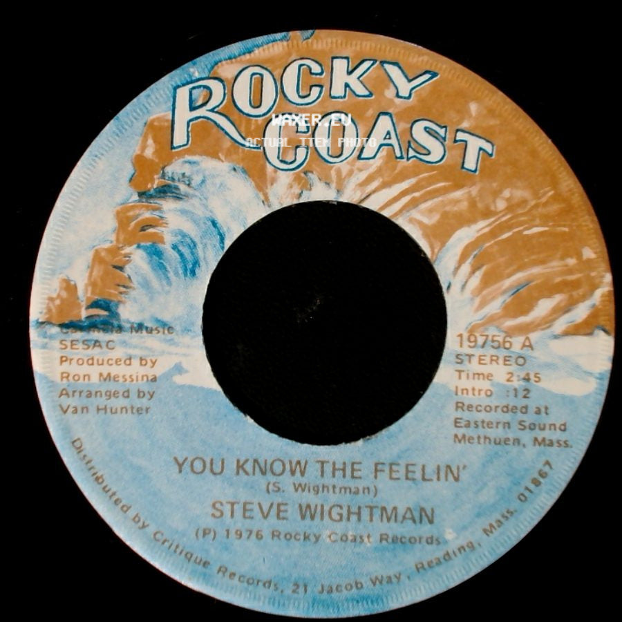 Steve Wightman - Misty Mornin' / You Know The Feelin' side B