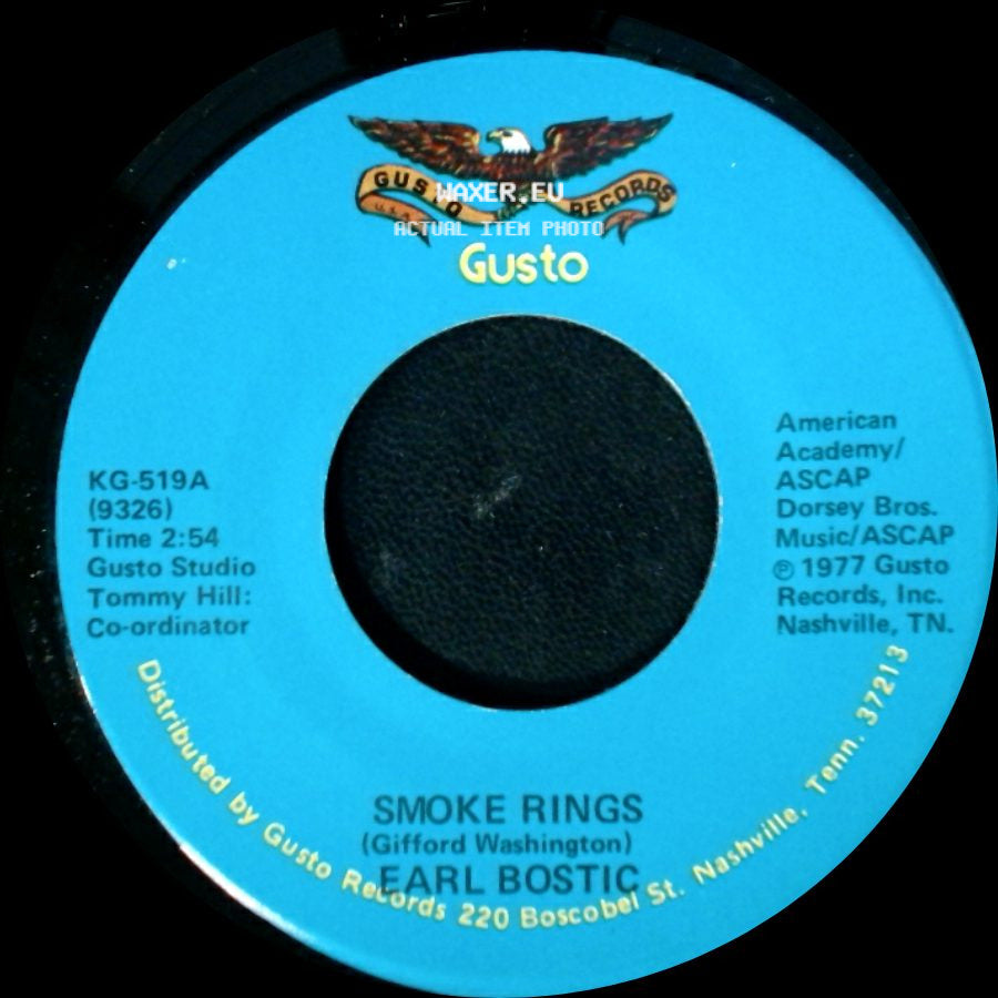 Earl Bostic - Deep Purple / Smoke Rings side B