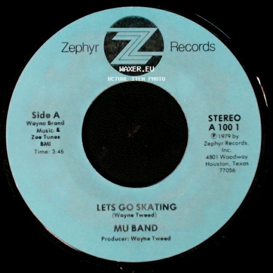 Mu Band - Lets Go Skating / Let Me Come Inside side A