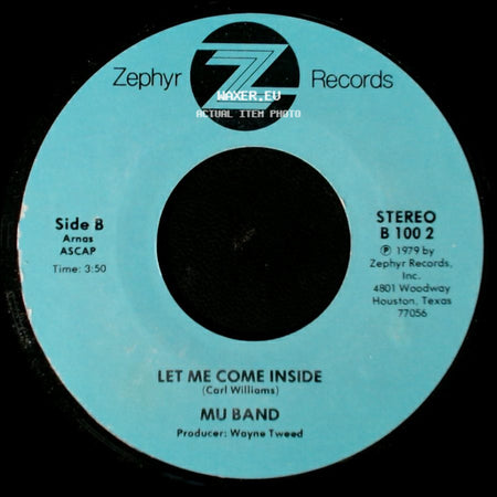 Mu Band - Lets Go Skating / Let Me Come Inside side B