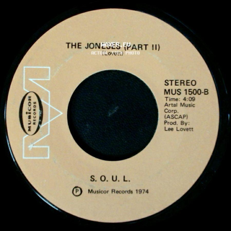 S.O.U.L. - The Joneses (Part Ii) / The Joneses (Part I) side A