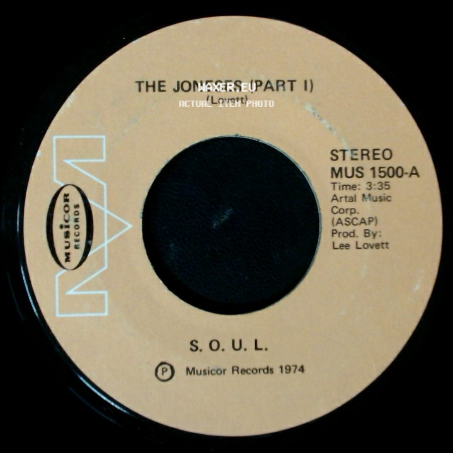 S.O.U.L. - The Joneses (Part Ii) / The Joneses (Part I) side B
