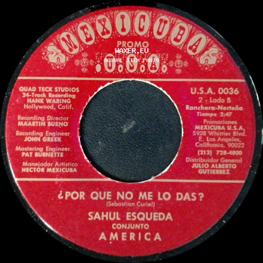 Sahul Esqueda - ¡Otro Que Llego Del Norte! / ¿Por Que No Me Lo Das? side B