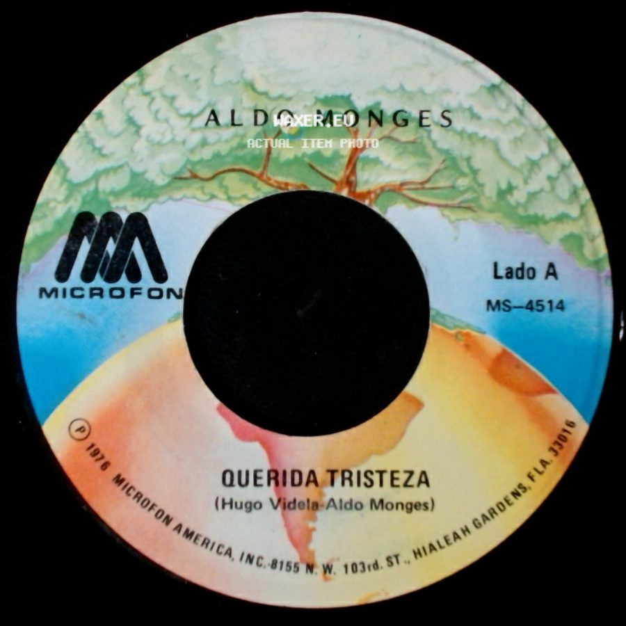 Aldo Monges - Querida Tristeza / Buenos Dias Amor side A