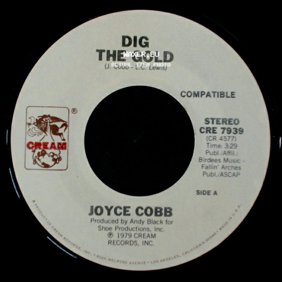 Joyce Cobb - Dig The Gold / Don't Be Mad At Me side A