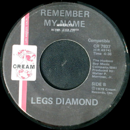 Legs Diamond - Help Wanted / Remember My Name side B