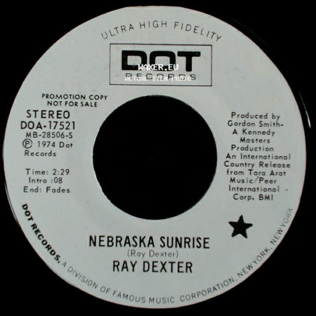 Ray Dexter - Nebraska Sunrise / Nebraska Sunrise side B