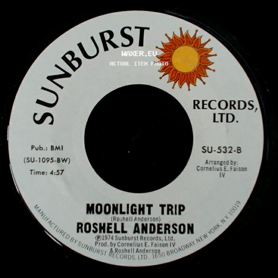 Roshell Anderson - Moonlight Trip / I'm Crackin' Up side A