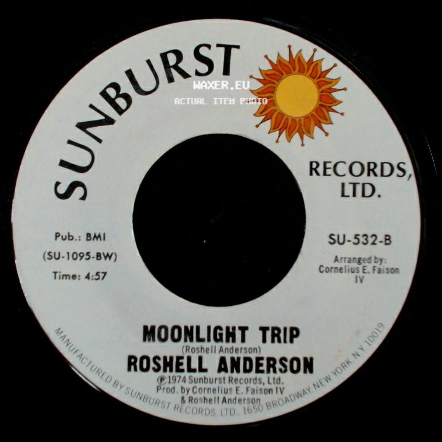 Roshell Anderson - Moonlight Trip / I'm Crackin' Up side A