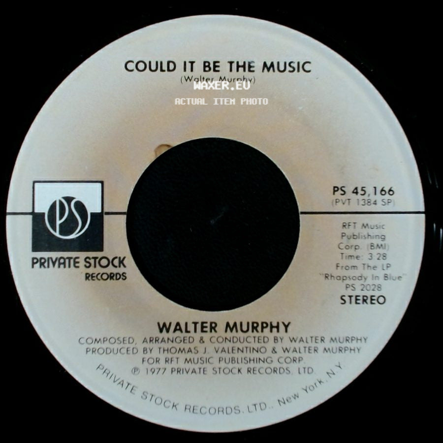 Walter Murphy - Could It Be The Music / Uptown Serenade side A
