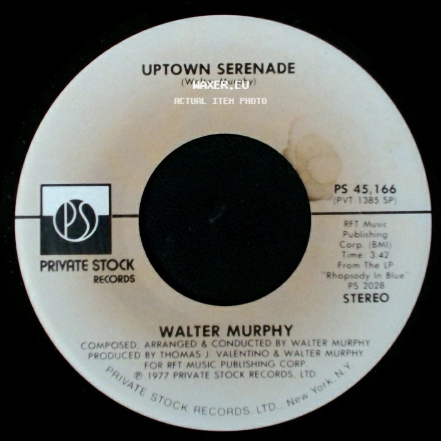 Walter Murphy - Could It Be The Music / Uptown Serenade side B