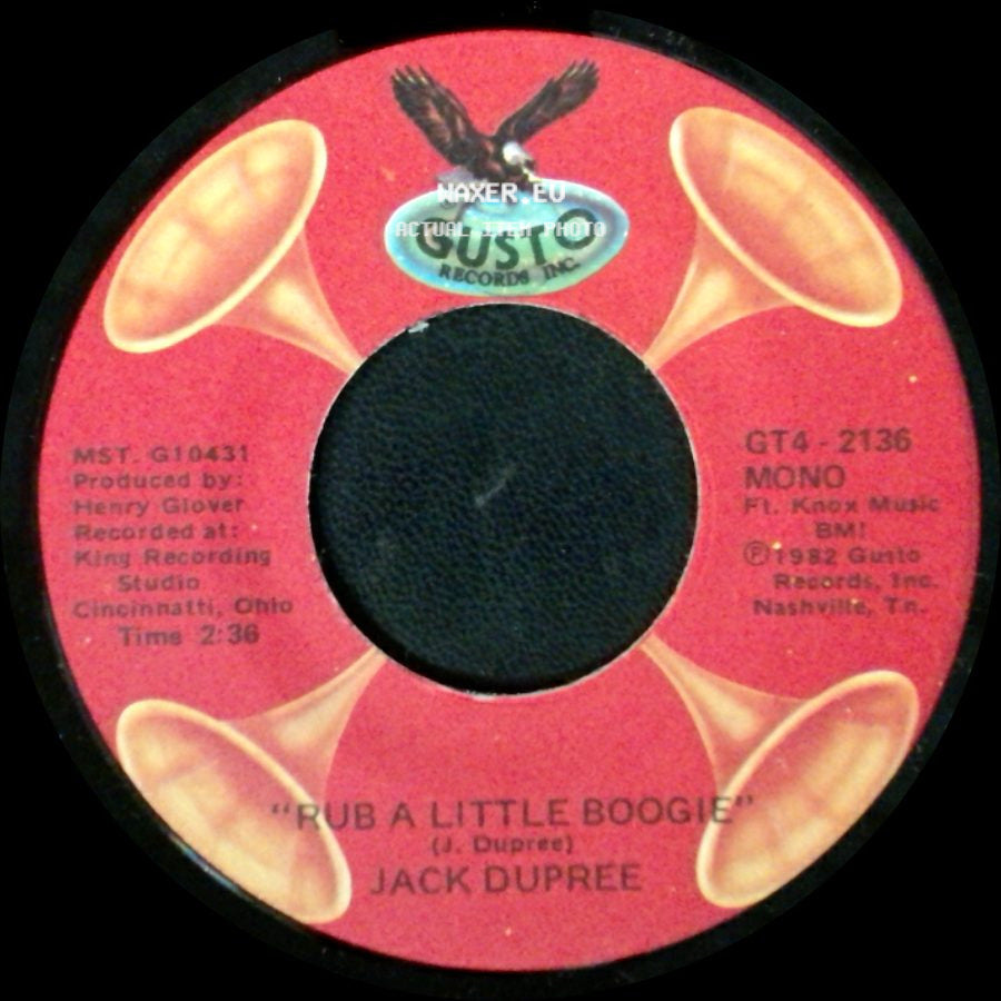 Jack Dupree - Rub A Little Boogie / Let The Doorbell Ring side A