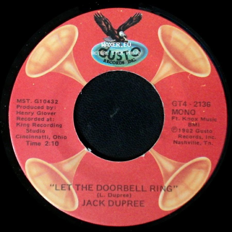 Jack Dupree - Rub A Little Boogie / Let The Doorbell Ring side B