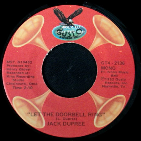 Jack Dupree - Let The Doorbell Ring / Rub A Little Boogie side A