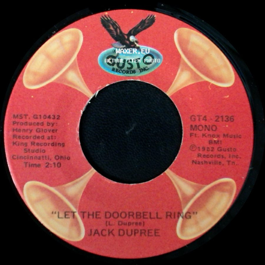 Jack Dupree - Let The Doorbell Ring / Rub A Little Boogie side A