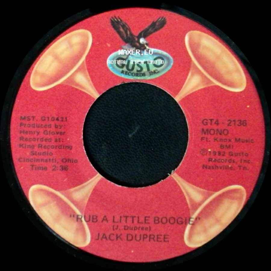 Jack Dupree - Rub A Little Boogie / Let The Doorbell Ring side A