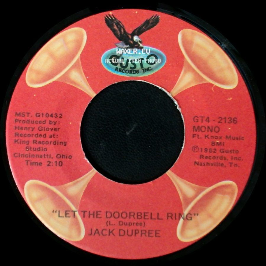 Jack Dupree - Rub A Little Boogie / Let The Doorbell Ring side B