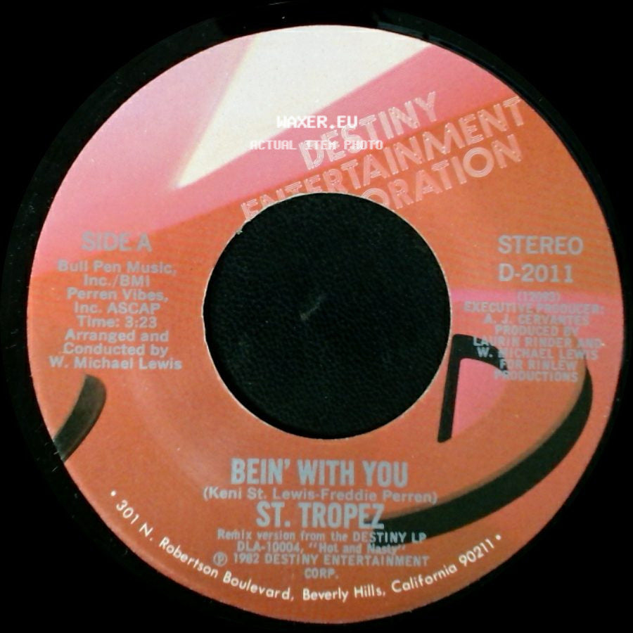 St. Tropez - Bein' With You / I've Been Watching You side A
