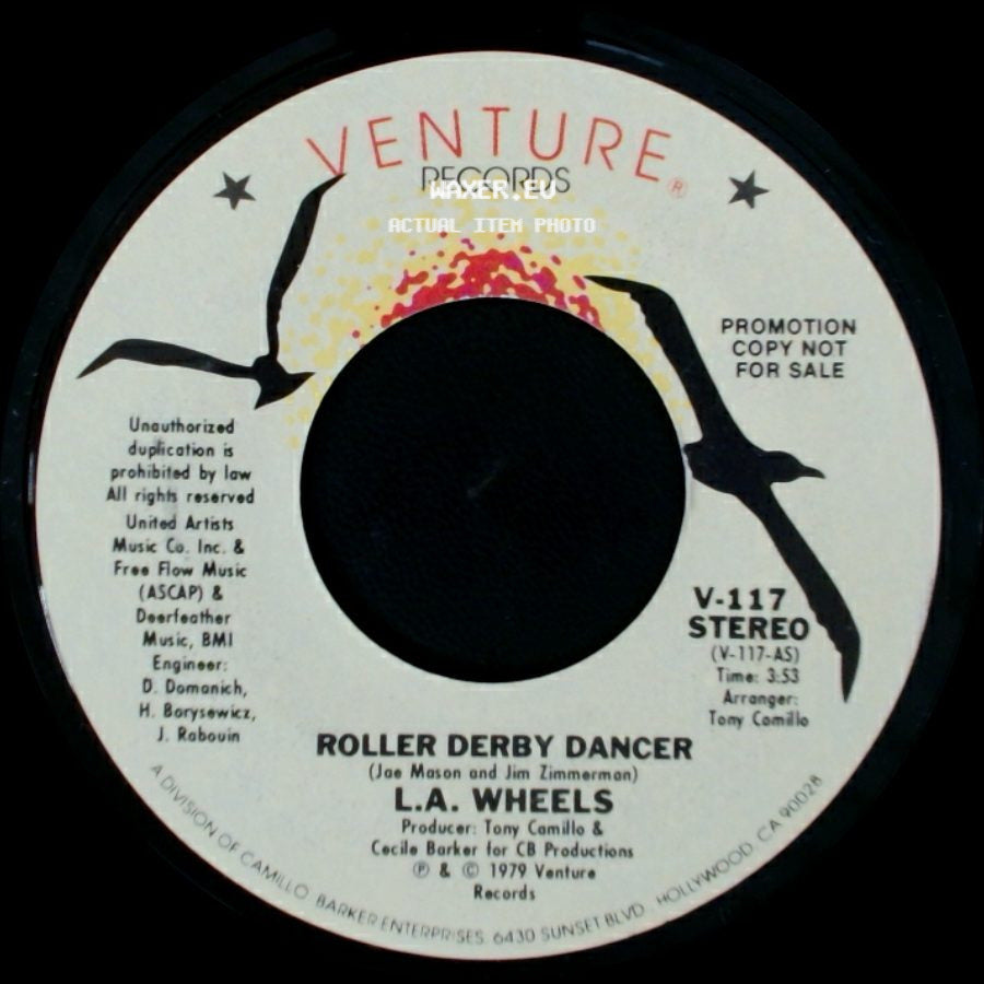 L.A. Wheels - Roller Derby Dancer / Roller Derby Dancer side A