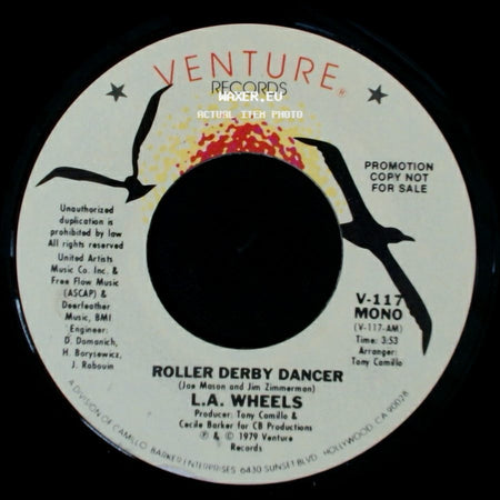 L.A. Wheels - Roller Derby Dancer / Roller Derby Dancer side B
